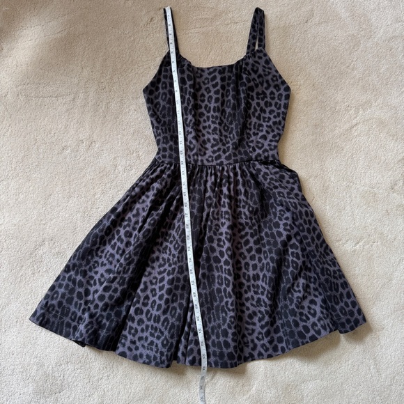 Trashy Diva Gray Leopard Mini Fit and Flare Party Dress 2 - Picture 10 of 10
